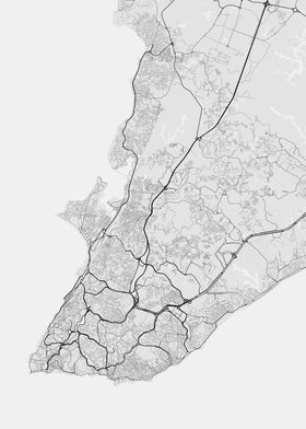 Salvador Brazil Map
