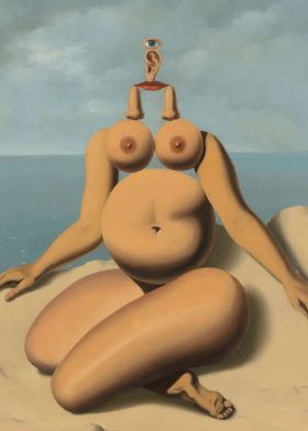 Rene Magritte white race