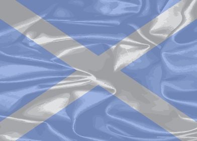 Scotland Silk Flag