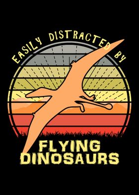 Flying Dinosaur Distracted