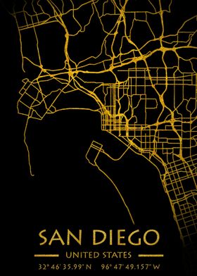 San Diego City Map