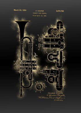 trumpet patent black