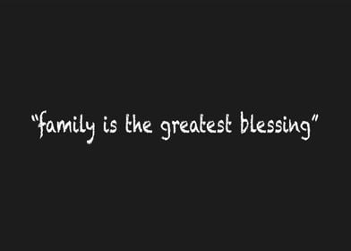 Family Is The Greatest