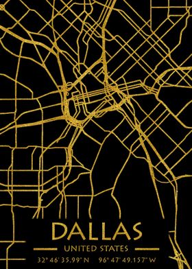 Dallas Texas City Map