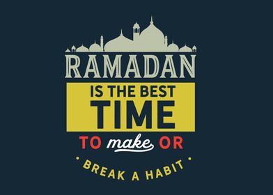 Ramadan is the best time