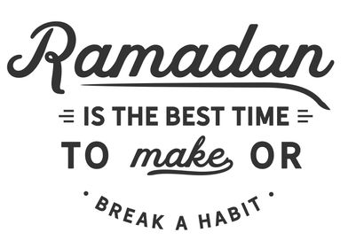 Ramadan is the best time