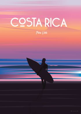 Costa Rica Surf poster