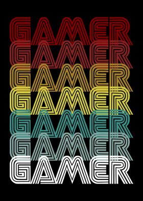 Gamer 70s Old Text Style