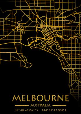 Melbourne City Map