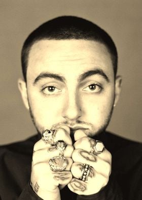 mac miller potrait