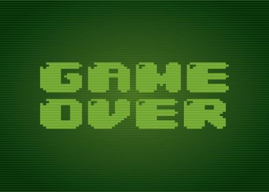 Game Over Type Font