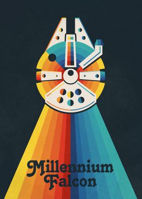 Millenium Falcon Rainbow