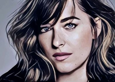 Waves of Dakota Johnson