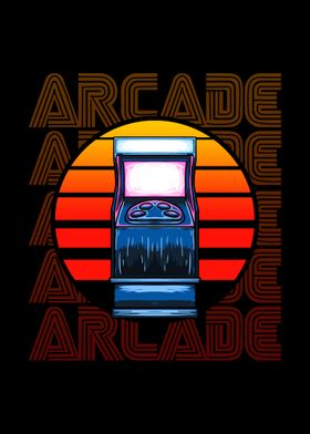 Sunset Arcade Game Machine