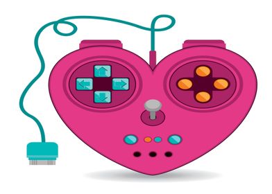 Gaming Controller Heart