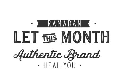 Ramadan let this month