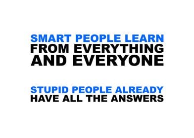 Smart People Learn 