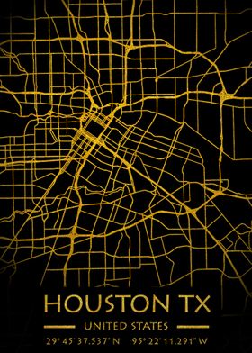 Houston Texas City Map