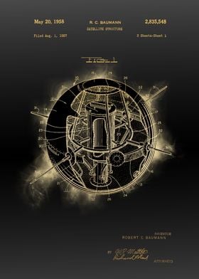 satellite structure patent