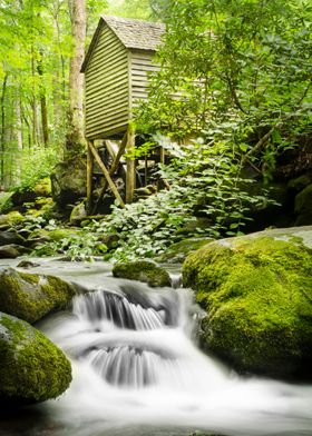 Mountain Waterfall Mill 