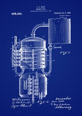 1909 Whiskey Still Patent