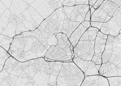 Lille France Map