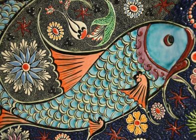 Mosaic Ceramic Fish
