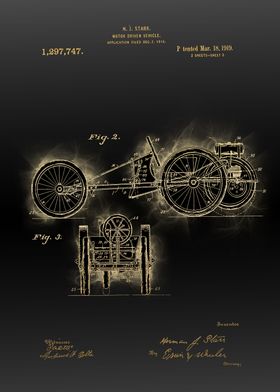 oldtimer car patent black