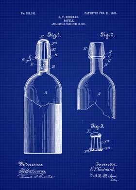 1905 Bottle Blueprint