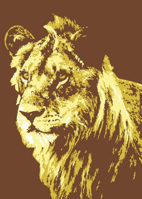 Lion V8 Pop Art