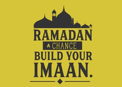 ramadan build your Imaan