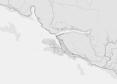 Dubrovnik Croatia Map
