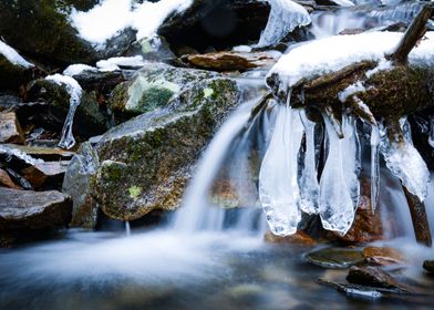 Ice Mountain Cascades