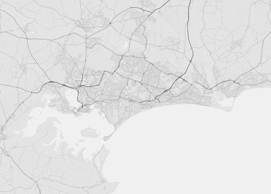 Bournemouth England Map