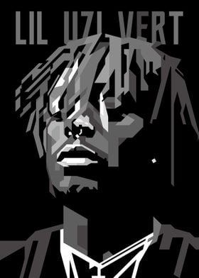 Lil uzi vert Grayscale