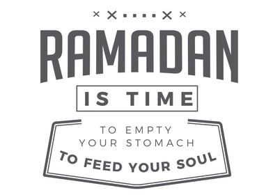 Ramadan is time to