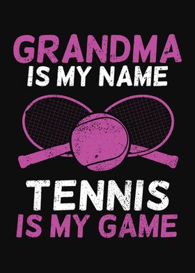 Tennis Grandma Design 