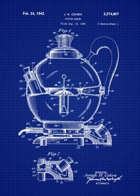 1942 Coffee Maker Patent