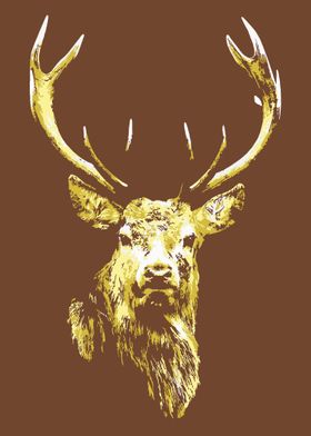 Deer v2 Pop Art