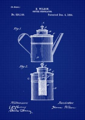 1894 Coffee Maker Patent