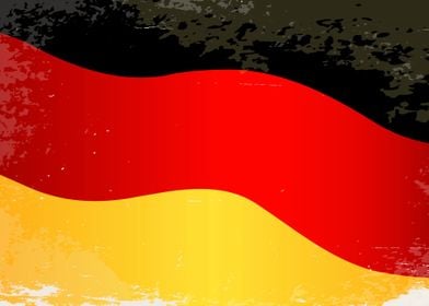 Germany Flag Grunge