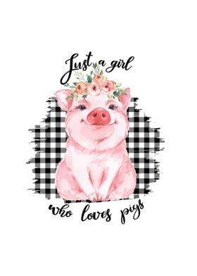 Metal Sign I Love Pigs