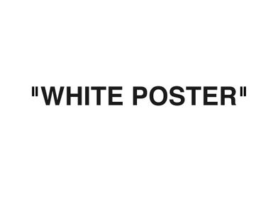 White Poster