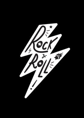 Rock and Roll Bolt White