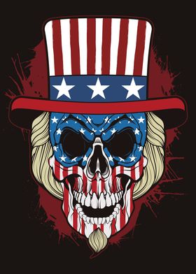 Uncle Sam Skull