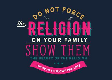 the religion on your famil