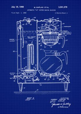 1963 Coffee Maker Patent