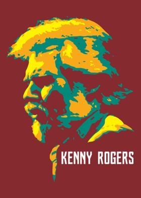 Kenny Rogers v1 Pop Art