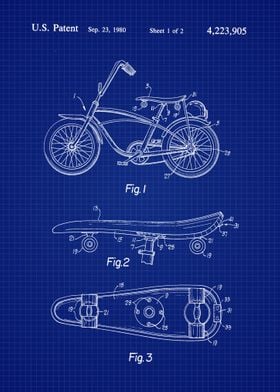 1980 Bicycle Blueprint