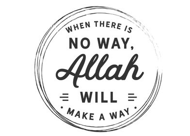 Allah will make a way